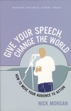 Buchempfehlung: Nick Morgan - Give Your Speech, Change The World