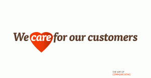 We care for our customers